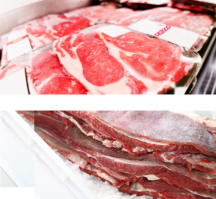 豬肉、牛肉、海鮮和蔬菜