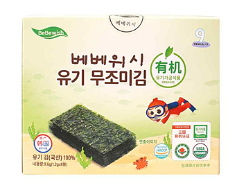 有機無調(diào)味海苔